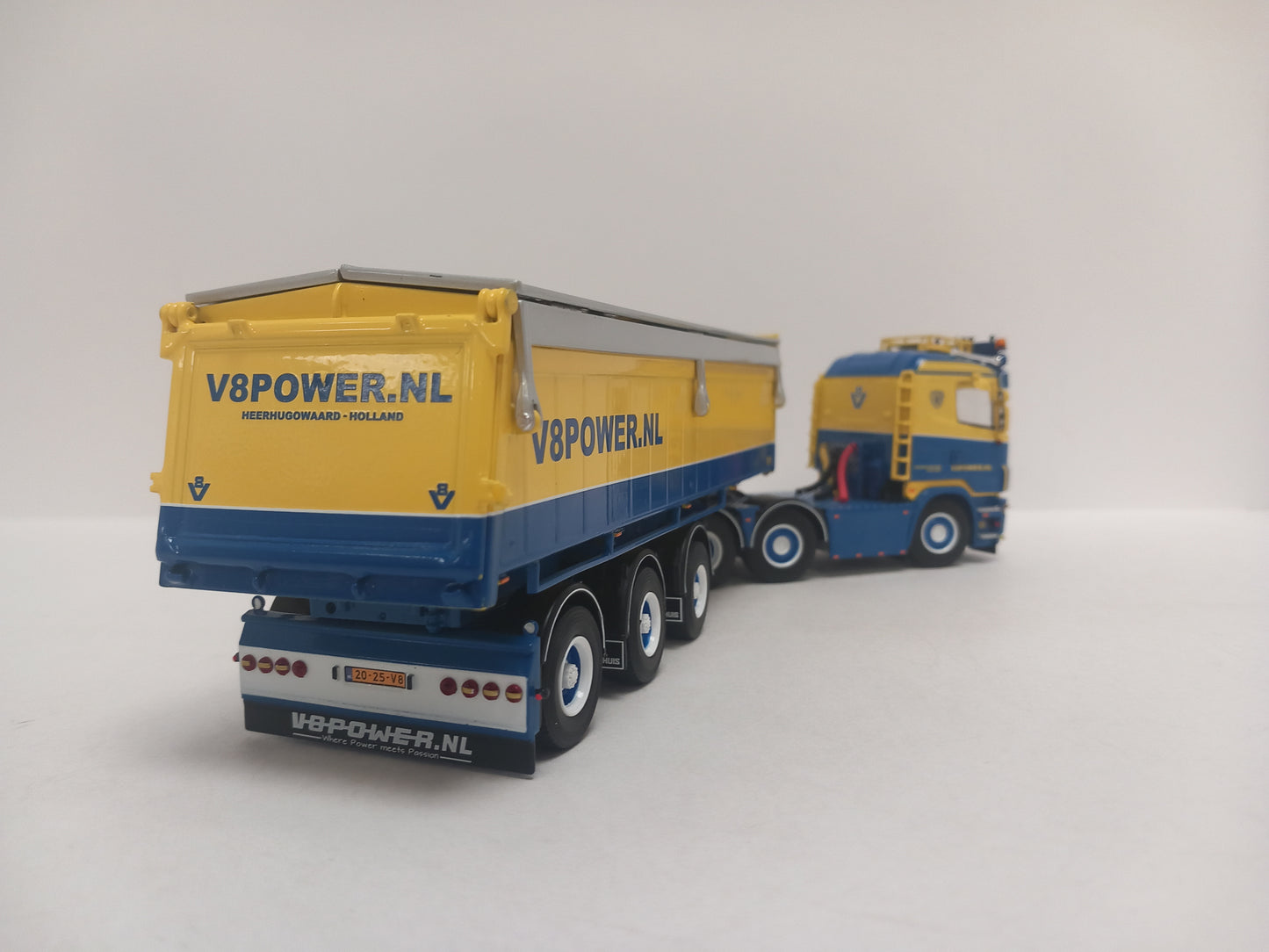 WSI 02-3647 V8 POWER + TIPPER TRAILER - SCANIA