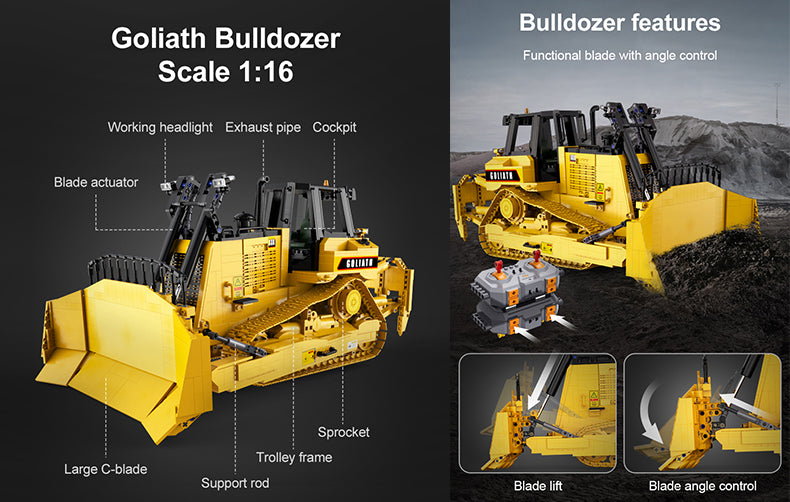 * FINAL REDUCTION * BUILDING BRICK SET CADA C61056W GOLIATH DOZER