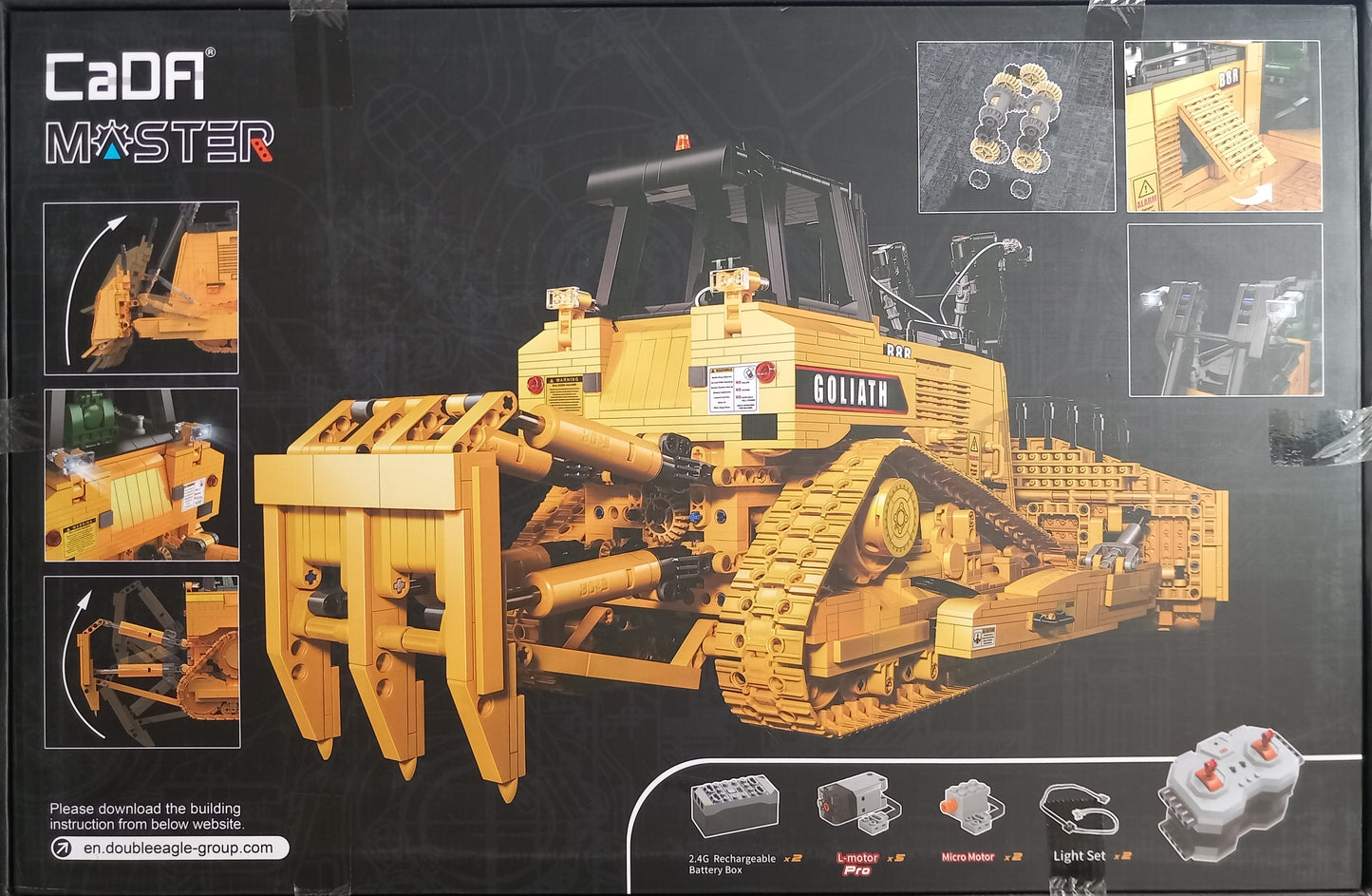 * FINAL REDUCTION * BUILDING BRICK SET CADA C61056W GOLIATH DOZER