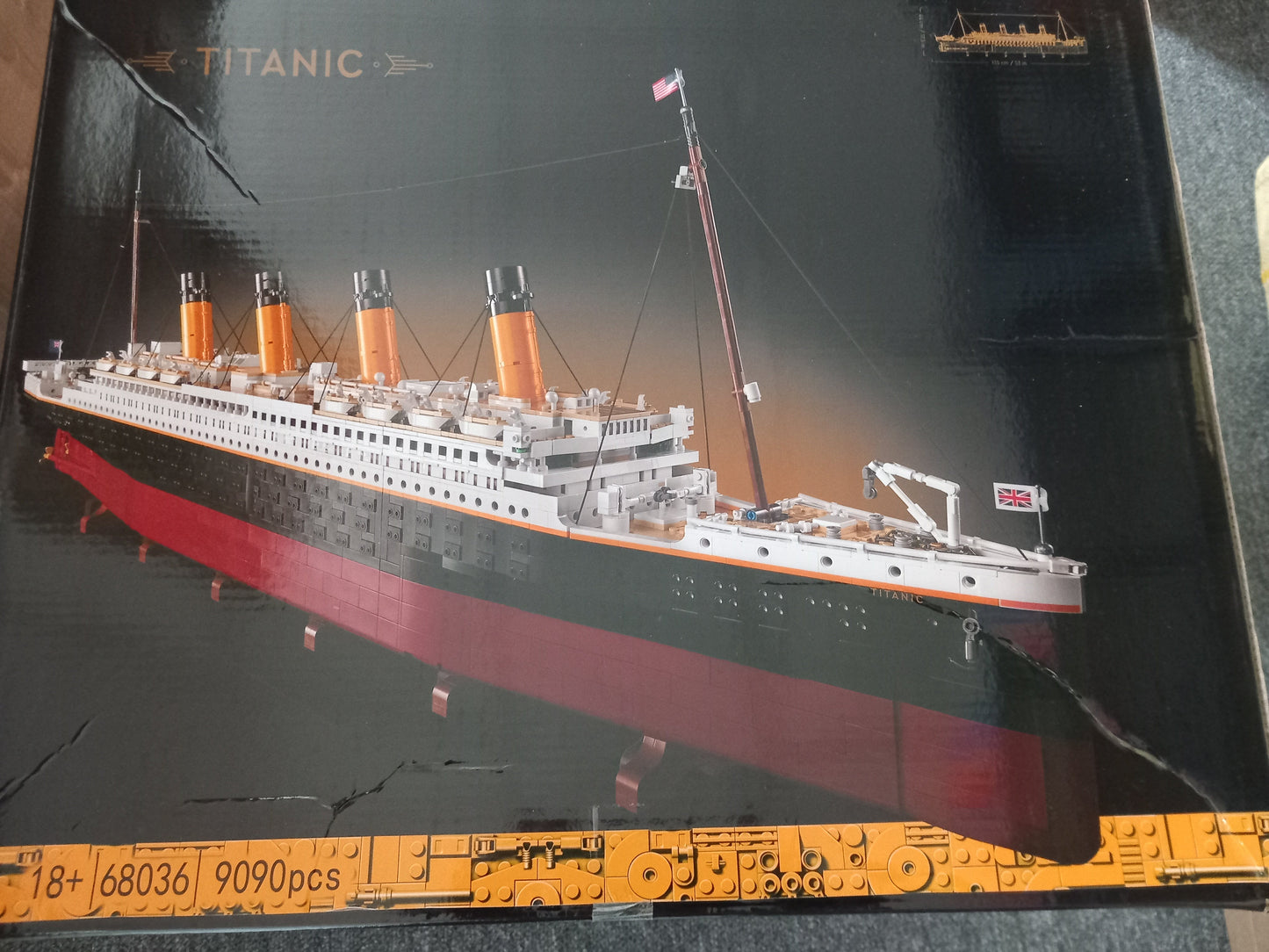 * FINAL REDUCTION *  BUILDING BRICK SET BE BRICK 68036 TITANIC *LAST ONE*