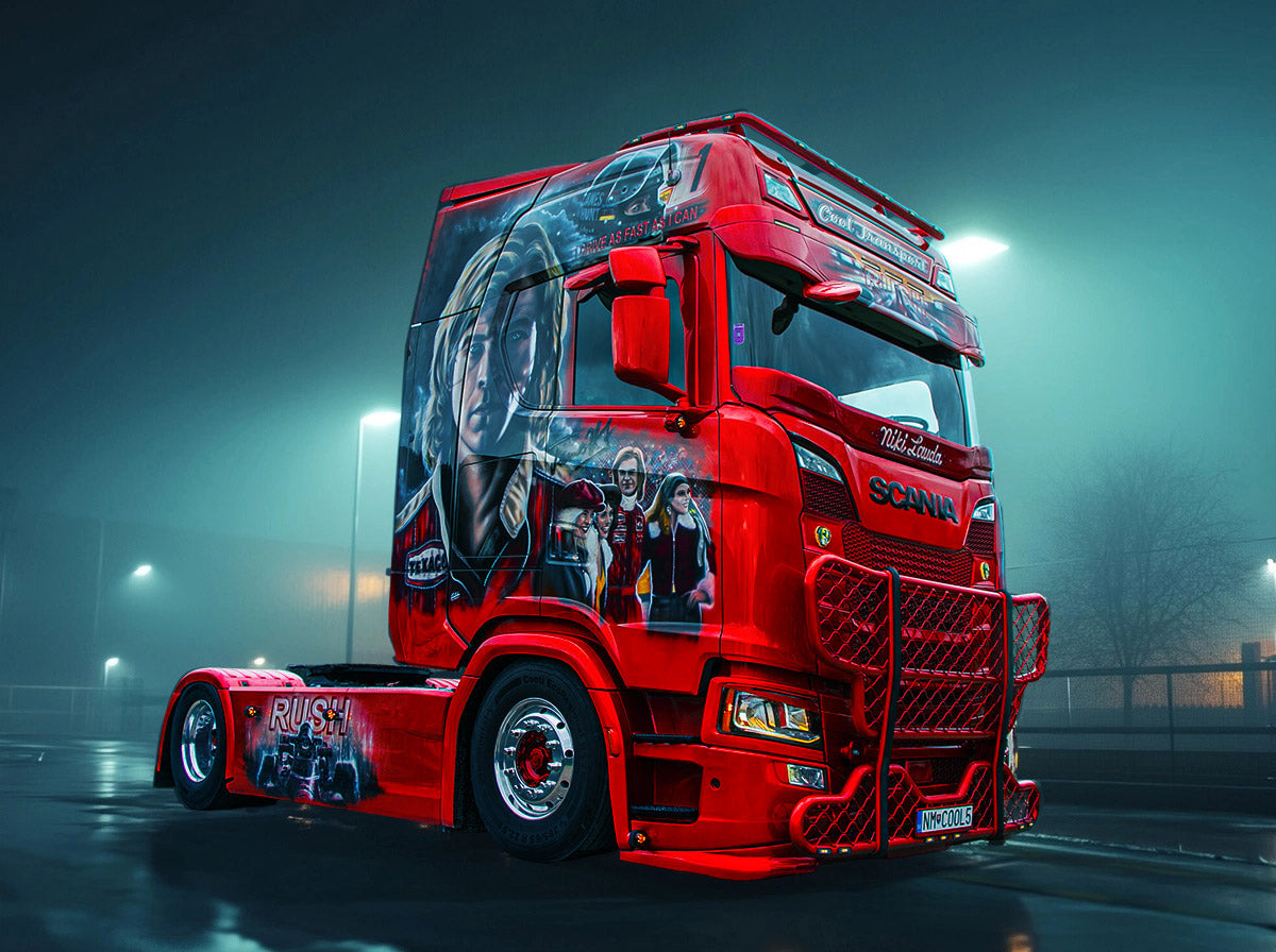YEAR 2027 Q1 IMC SCANIA 32-0260 - Cool Transport Niki Lauda Rush Movie Tribute