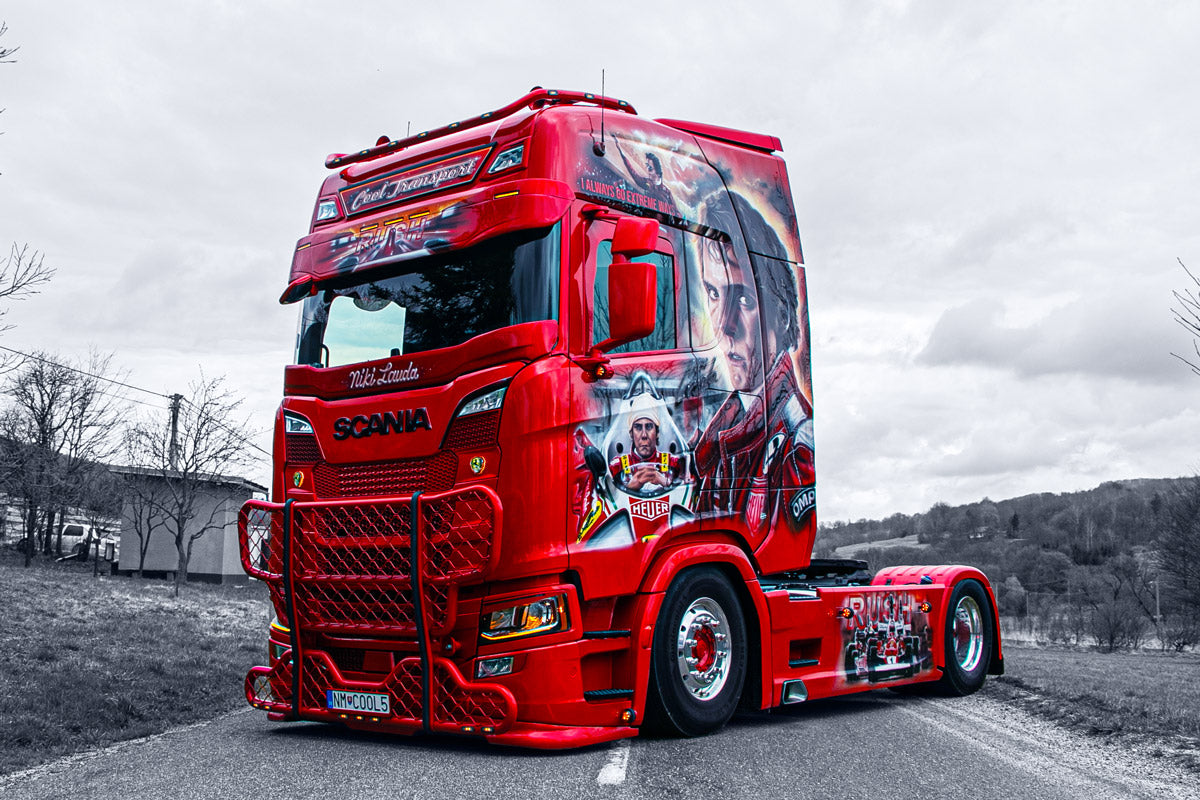 YEAR 2027 Q1 IMC SCANIA 32-0260 - Cool Transport Niki Lauda Rush Movie Tribute