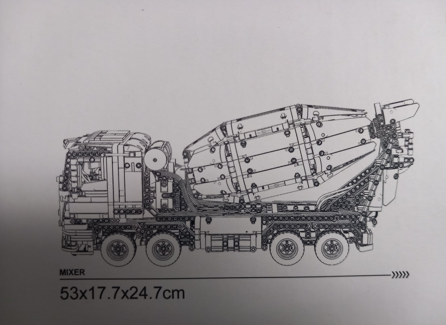 * FINAL REDUCTION *  BUILDING BRICK SET JIE STAR FF11012 CEMENT MIXER