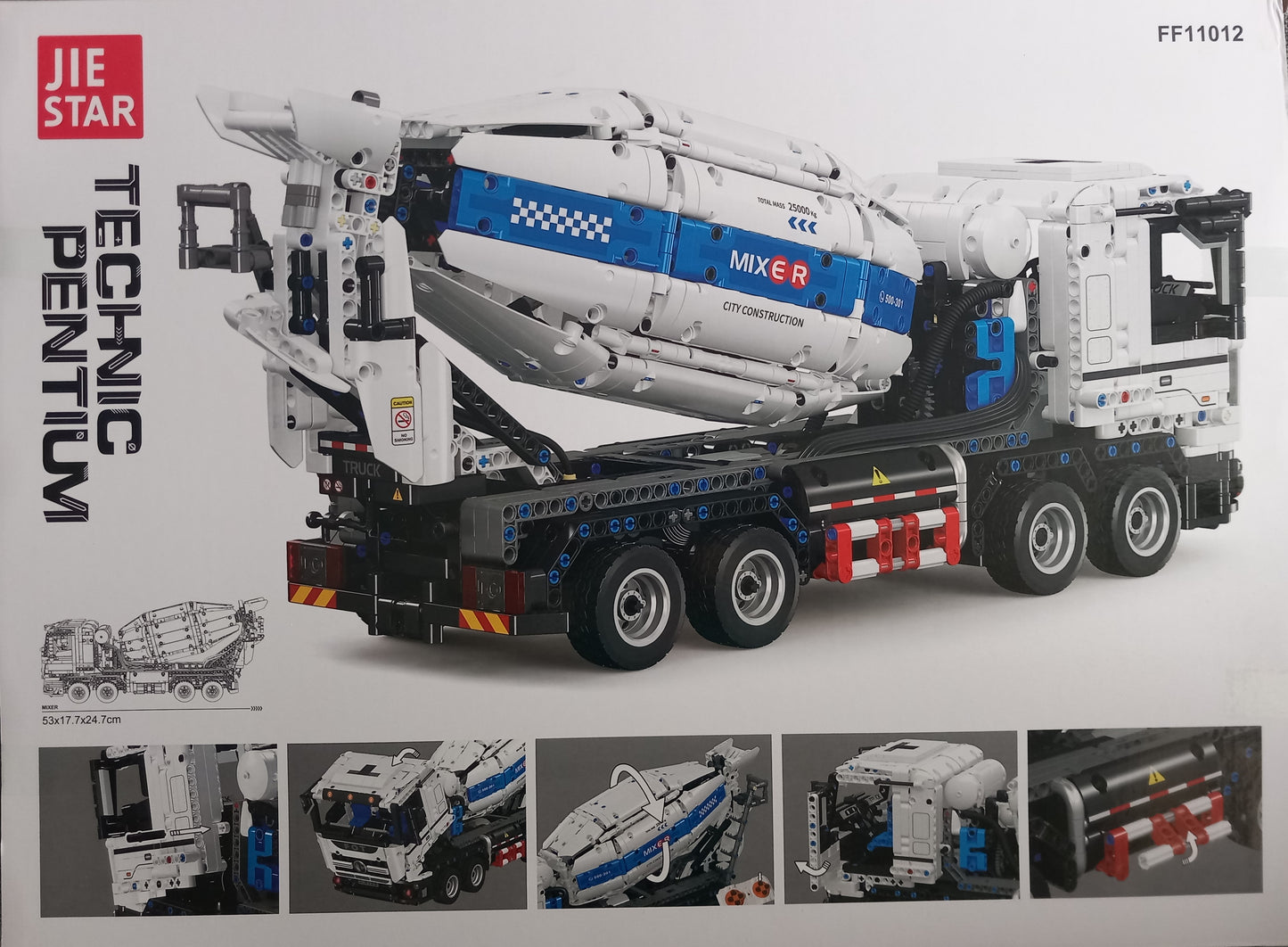 * FINAL REDUCTION *  BUILDING BRICK SET JIE STAR FF11012 CEMENT MIXER